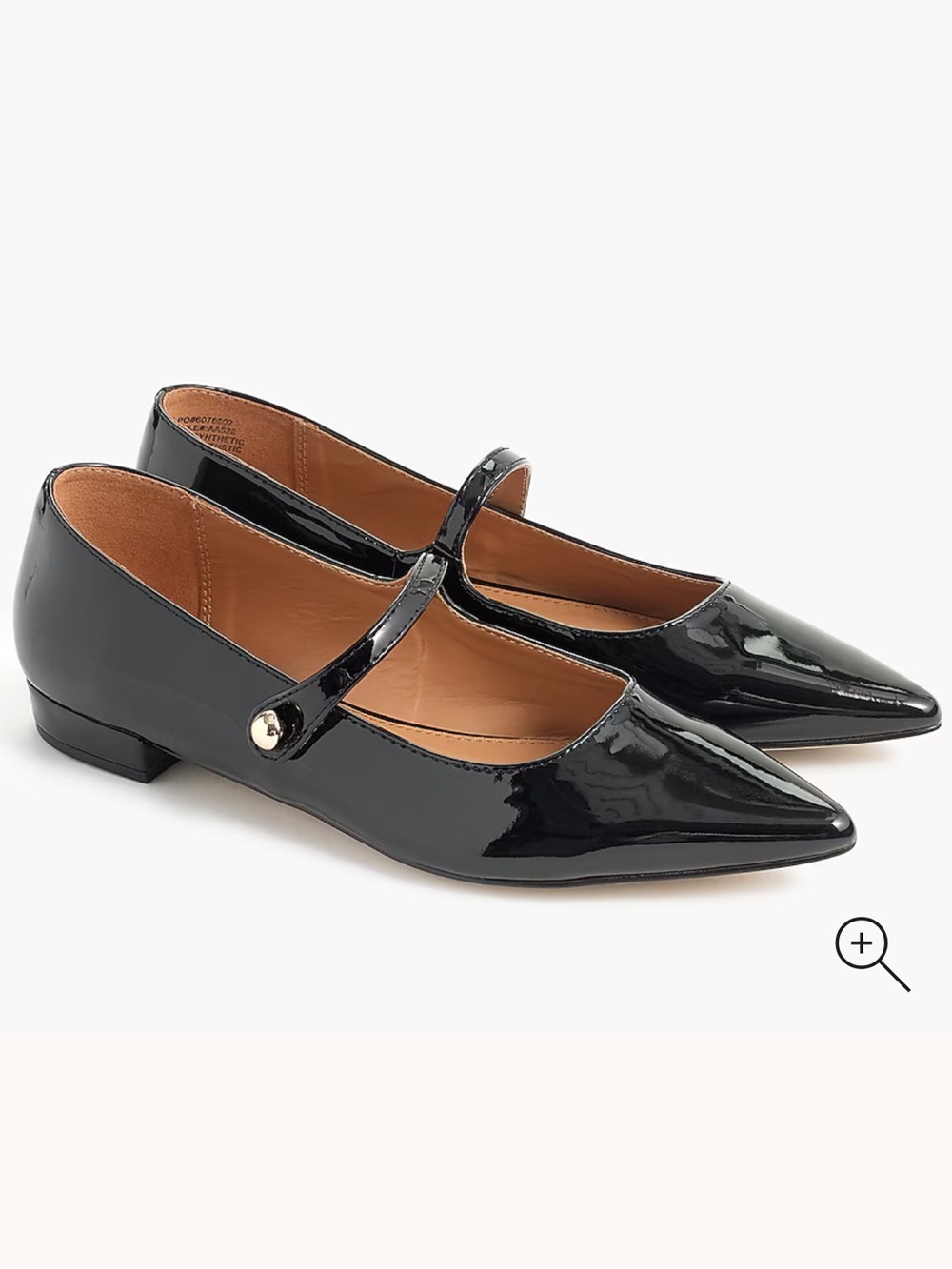J Crew Mary Jane pointy-toe flats Size 10.5